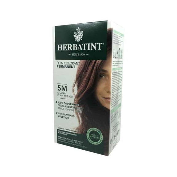 Herbatint 5M Light Mahogany Chestnut Hair Dye 150ml