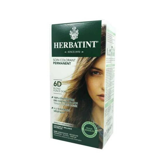 Herbatint 6D Dark Golden Blonde Hair Dye 150ml