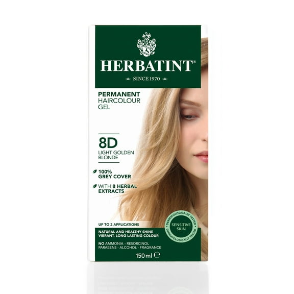 Herbatint 8D Light Golden Blonde Hair Dye 150ml