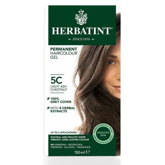 Herbatint Hair Dye 5C Light Ash Chestnut 150ml