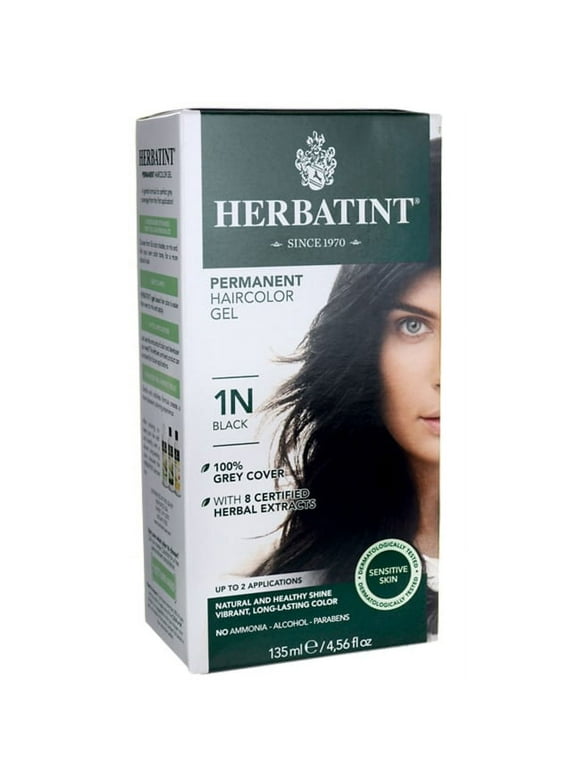 Herbatint Permanent Hair Color, Black, 4.56 Fluid Ounce