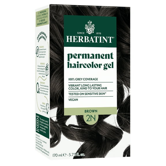 Herbatint Permanent Haircolor Gel 2N Brown 4 56 fl oz 135 ml