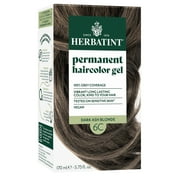 Herbatint 6C Dark Ash Blonde - Permanent Hair Dye For Women, 100% Grey Coverage - Ammonia-Free, Alcohol-Free & Vegan - 5.75 fl oz