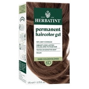 Herbatint 6D Dark Golden Blonde - Permanent Hair Dye For Women, 100% Grey Coverage - Ammonia-Free, Alcohol-Free & Vegan - 5.75 fl oz