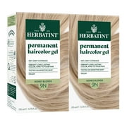 Herbatint Permanent Hair Dye For Women, 9N Honey Blonde, Alcohol Free, Vegan, 100% Grey Coverage - 5.75 fl oz (2 Pack)