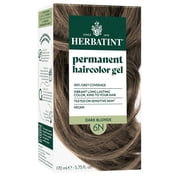 Herbatint 6N Dark Blonde - Permanent Hair Dye For Women, 100% Grey Coverage - Ammonia-Free, Alcohol-Free & Vegan - 5.75 fl oz