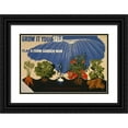 thumbnail image 1 of Herbert Bayer 14x11 Black Ornate Wood Framed Double Matted Museum Art Print Titled: Grow it Yourself Plan a Farm Garden Now. (1941), 1 of 5