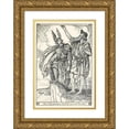 thumbnail image 1 of Herbert Cole 11x14 Gold Ornate Wood Frame and Double Matted Museum Art Print Titled - A Child's Book of Warriors Pl 13 (1907), 1 of 4
