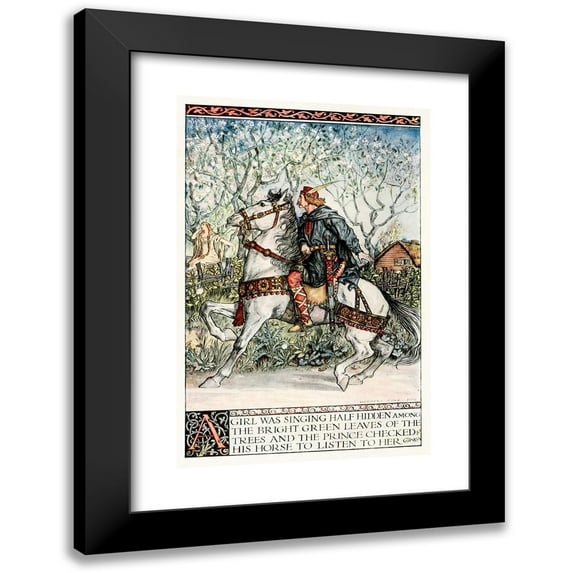 Herbert Cole 17x24 Black Modern Framed Museum Art Print Titled - A Child's Book of Warriors Pl 01 (1907)