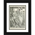 thumbnail image 1 of Herbert Cole 18x24 Black Ornate Framed Double Matted Museum Art Print Titled: A Child's Book of Warriors Pl 03 (1907), 1 of 5