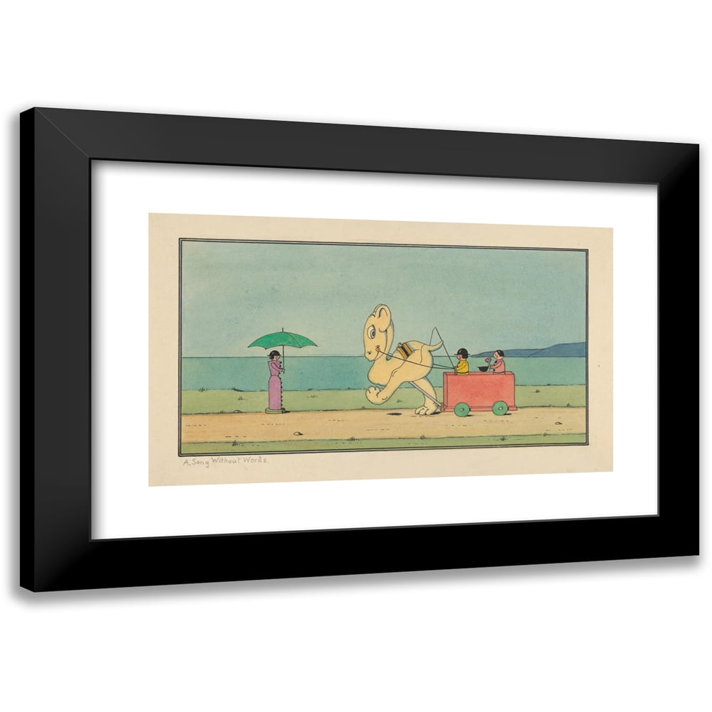 Tableau Herbert E. Crowley - «Wiggle Much» - Toile Sur Cadre - Neuf Prêt à Accrocher