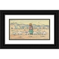 thumbnail image 1 of Herbert Crowley 14x9 Black Ornate Wood Framed Double Matted Museum Art Print Titled: Bottledogs! Bottledogs! Who Buy Bottledogs (circa 1910), 1 of 5