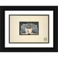 thumbnail image 1 of Herbert Crowley 18x14 Black Ornate Wood Framed Double Matted Museum Art Print Titled - River Landscape with Rapids (1911-24), 1 of 5