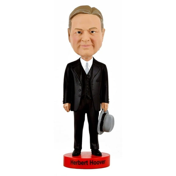Herbert Hoover 8" Polyresin Bobblehead, Version 2
