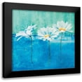 thumbnail image 1 of Herbert, Isabelle 15x15 Black Modern Framed Museum Art Print Titled - Fleurs d azur I, 1 of 5
