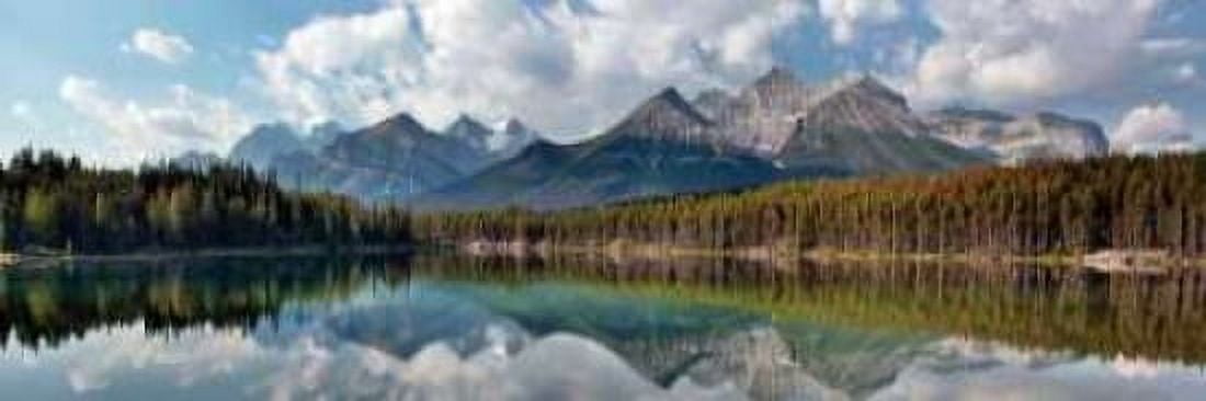 Herbert Lake Panorama Canvas Art - Larry Malvin (8 x 24)