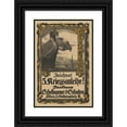 thumbnail image 1 of Herbert Rendl 13x18 Black Ornate Wood Framed Double Matted Museum Art Print Titled - Draw 5th War Bond! (1916), 1 of 5