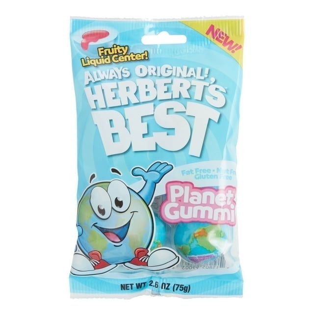 Herbert's Best Planet Gummy Candy 2.6 oz. Pack of 2