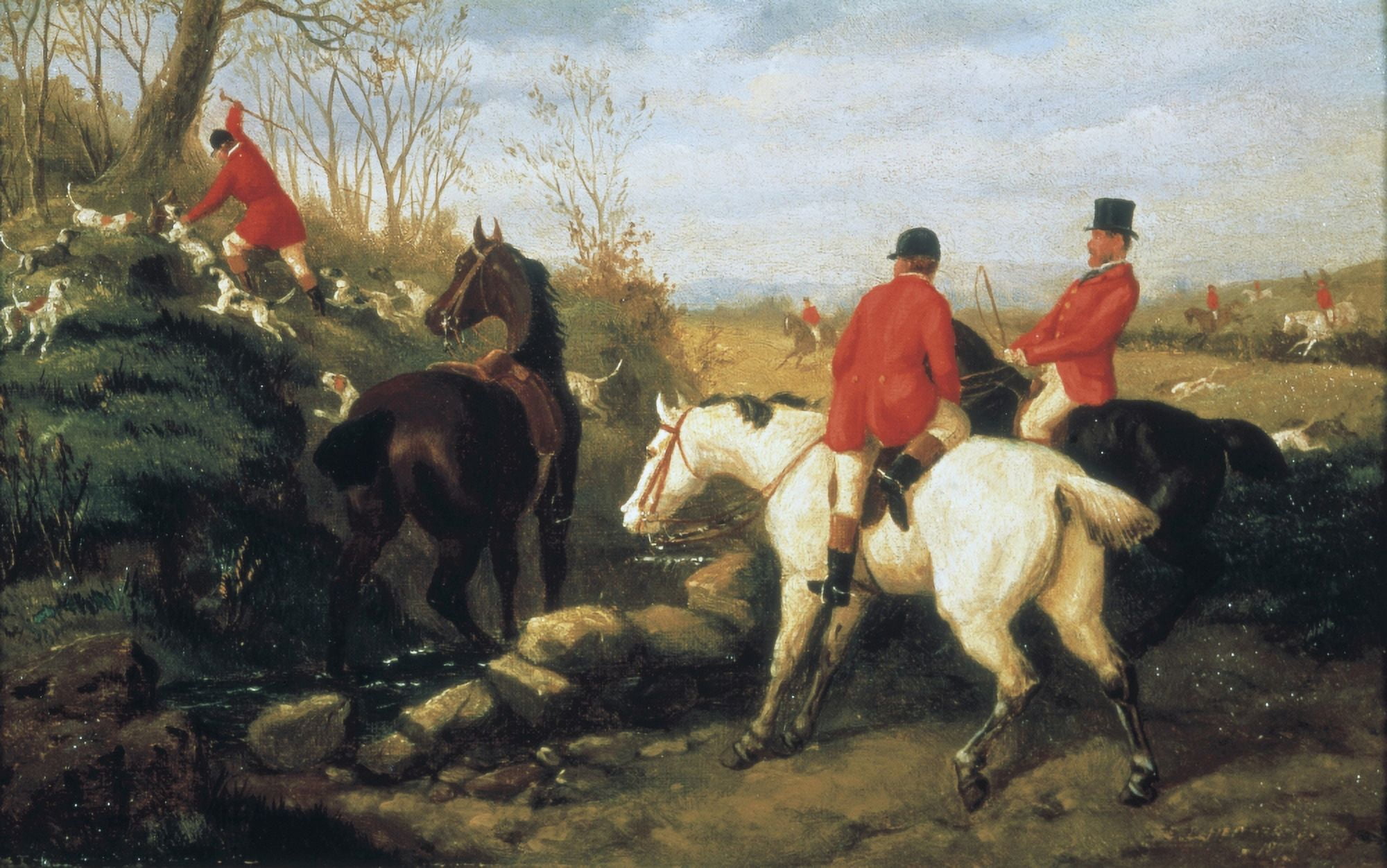 Herberteedward Benjamin (1857-1893) Canvas Art - (36 x 24)