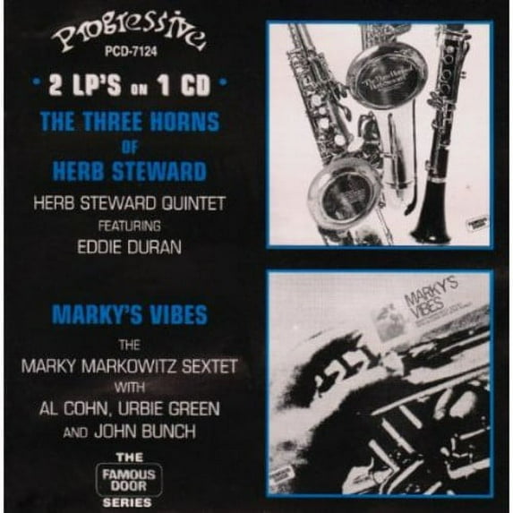Herbie Steward - The Three Horns Of Herb Steward/Marky's Vibes - Jazz - CD