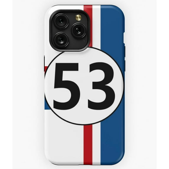 Herbie The Love Bug Fully Loaded Fan Art Movie Car A346 Phone Case for iPhone 11 to 17 Pro Max