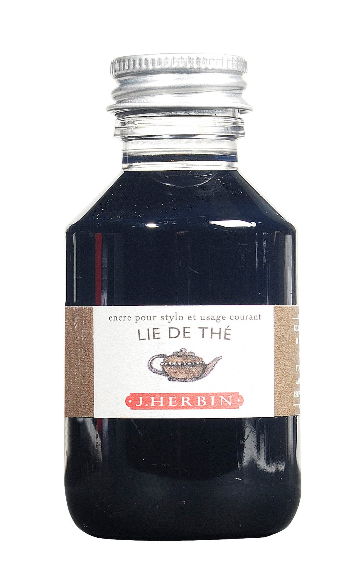 Herbin Fountain Pen Ink - 100ml Bottle - Lie de The