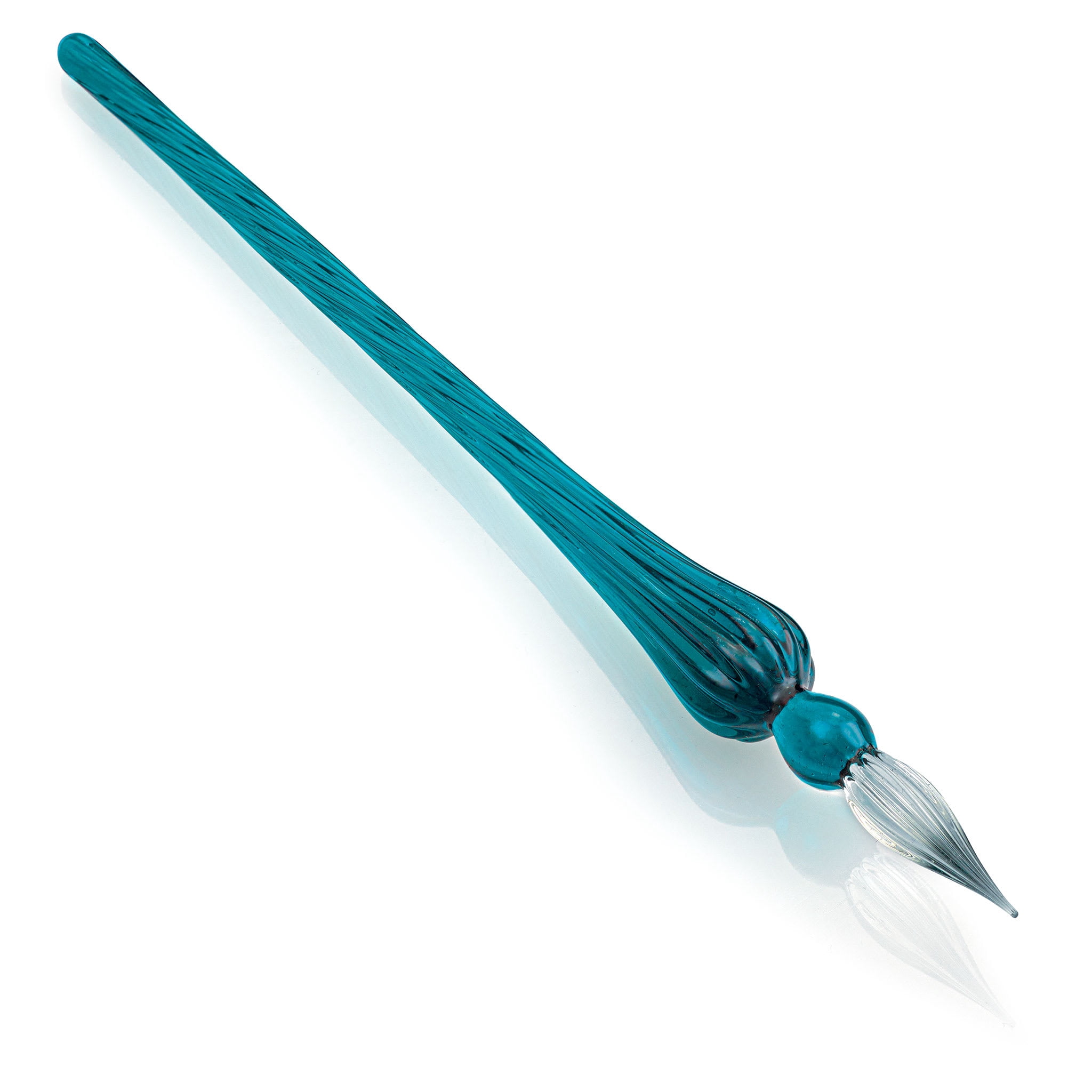 Herbin Round Glass Dip Pen - Emerald