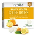 thumbnail image 1 of Herbion Naturals Cough Drops with Natural Honey Lemon Flavor, Dietary Supplement, Soothes Cough, For Adults and Children over 6 years, 18 Drops, No Artificial Flavor, No Added Color., 1 of 7
