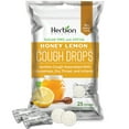 thumbnail image 1 of Herbion Naturals Cough Drops with Natural Honey Lemon Flavor, Sugar-Free with Stevia, Dietary Supplement, Soothes Cough, For Adults and Children over 6 years, 25 Drops, No Artificial Flavor, No Added, 1 of 13