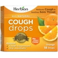 thumbnail image 1 of Herbion Naturals Cough Drops with Natural Orange Flavor, 18 ct (Pack of 3), 1 of 2
