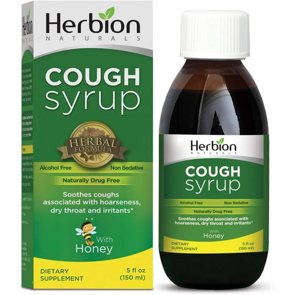 Herbion Naturals Throat Syrup - All Natural - 5 oz