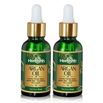 Herbishh Argan Oil – Buy One Get One Free | Damage Repair, Shine & Frizz Control | 2 x 30ml Bottles | Sulfate-Free, Nourishing Hair Oil
