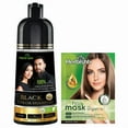 thumbnail image 1 of Herbishh Black Shampoo, Hair Dye Shampoo 3 in 1, 100% Grey Coverage, Demi-Permanent Hair Color for Men & Women, With Hair Mask Cream Combo, 1 of 5