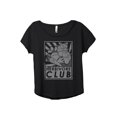 thumbnail image 1 of Herbivore Club Women's Fashion Slouchy Dolman T-Shirt Tee Heather Black Small, 1 of 3