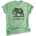 thumbnail image 1 of Herbivore Elephant Shirt, Unisex Women's Men's Shirt, Herbivore Shirt, Vegan Veganism Shirt, Animal Shirt, Heather Apple Green, X-Large, 1 of 6