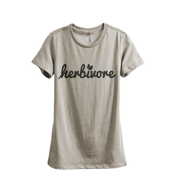 Herbivore Women's Fashion Relaxed T-Shirt Tee Heather Tan Medium
