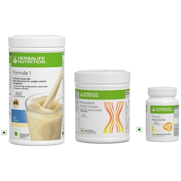 Herblife Nutrition Shake Mix Kulfi With Afresh Lemon And Protein Powder 200g With Free Shipping