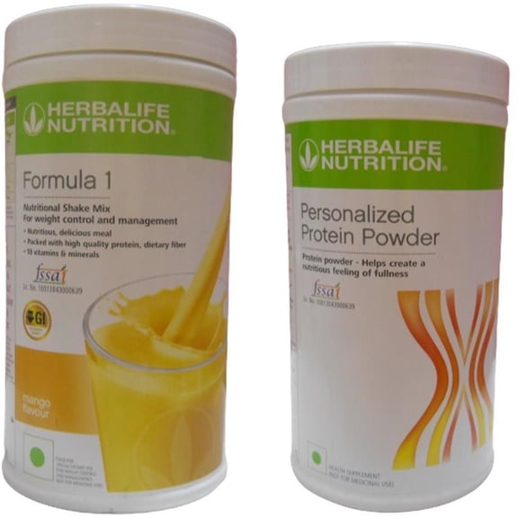Herblife Nutrition Shake Mix - Mango Flavor With Personalized Protein Powder 400 Gram With Free Shipping
