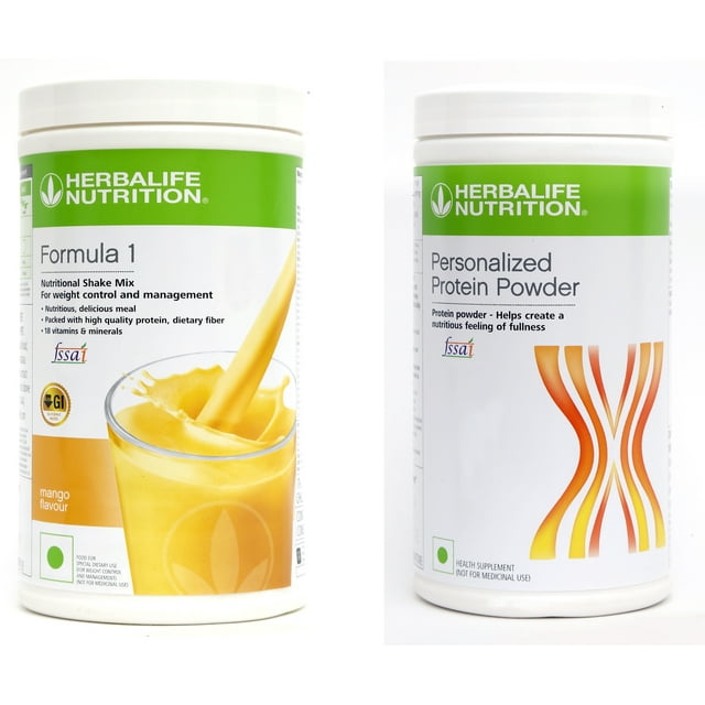 Herblife Nutrition Shake Mix Mango Flavor With Protein Powder 400 Gram With Free Shipping