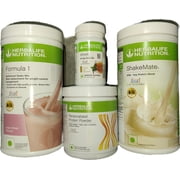 Herblife Nutrition Shake Mix Rose kheer With Protein Powder 200G And Shake Mate & Afresh - Natural Tulsi