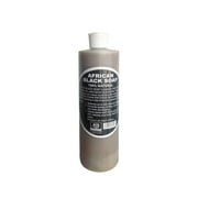 Herboganic Raw African Black Soap Liquid, Natural Liquid Soap, Face & Body Wash, 8 Fl Oz