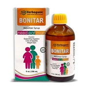 Herboganic Bonitar Appetizer Herbal Syrup - Improves Digestion, Appetite and Weight Gain 8 oz