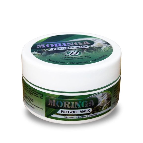 Herboganic Moringa Peel Off Facial Mask, 5.30 oz For Skin Care | Spa Quality