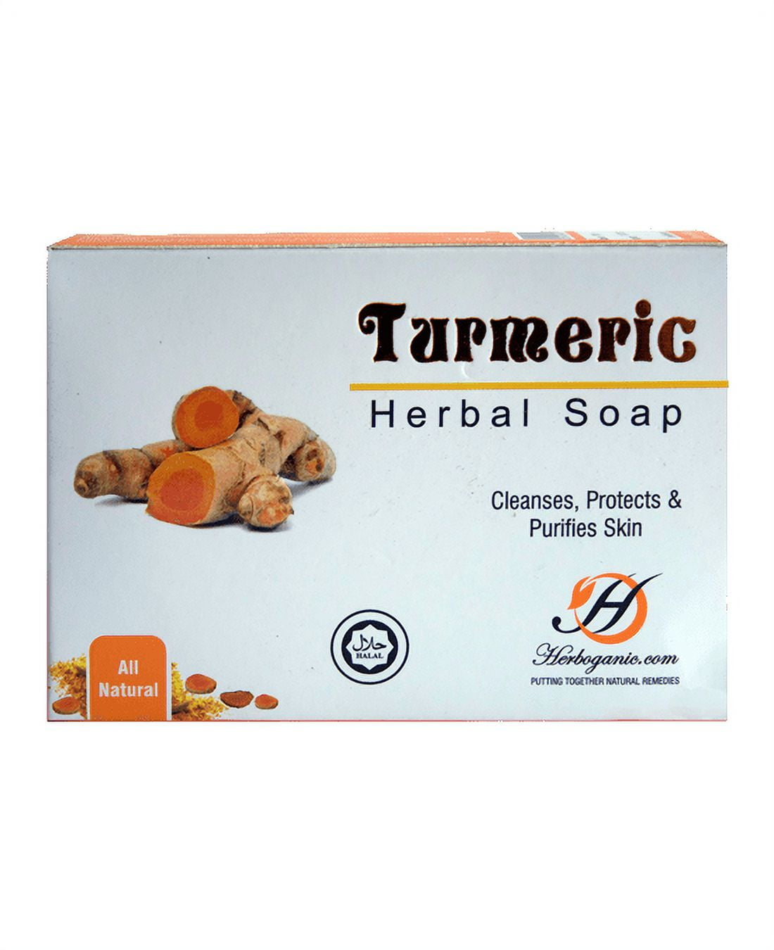 Herboganic Turmeric Herbal Soap 100 g
