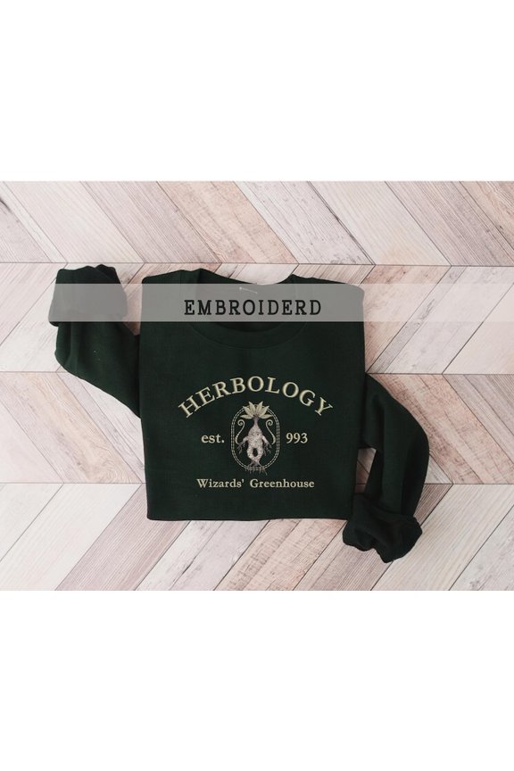 Herbology Embroidered Wizard Sweatshirt