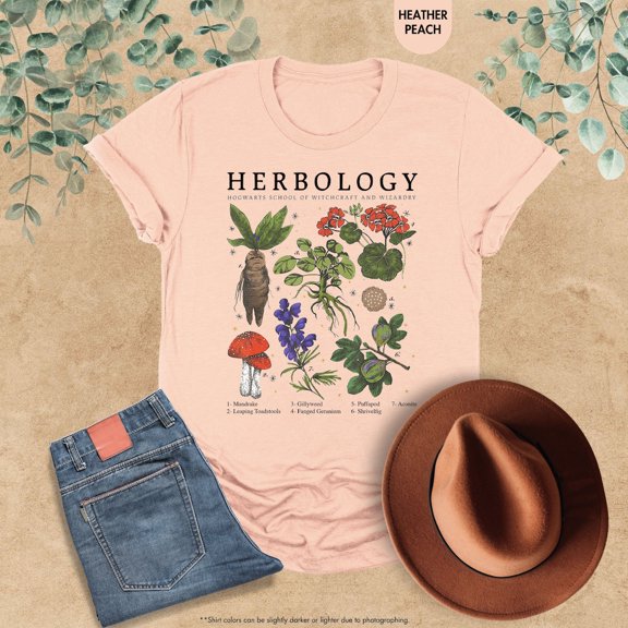 Herbology Plants Shirt, Plant Lover Shirt, Plant Gift, Herbology Shirt T-Shirt, Botanical Shirt, Gardening Shirt, Wizard Shirt, Bookish Shirt