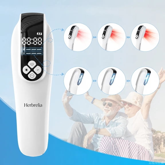 Herbrelia Adjustable Strap, Dual Modes, Portable Hands-Free for Home Use, White
