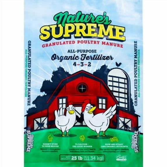Herbrucks 25 lbs Natures Supreme Lawn & Garden Food