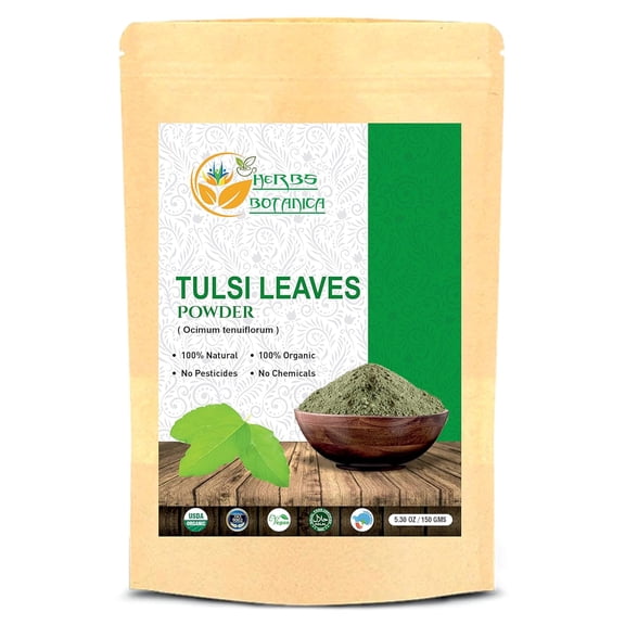 Herbs Botanica Tulsi Powder Tulasi Holy Basil Tulsi Powder Ocimum Sanctum 5.3 oz
