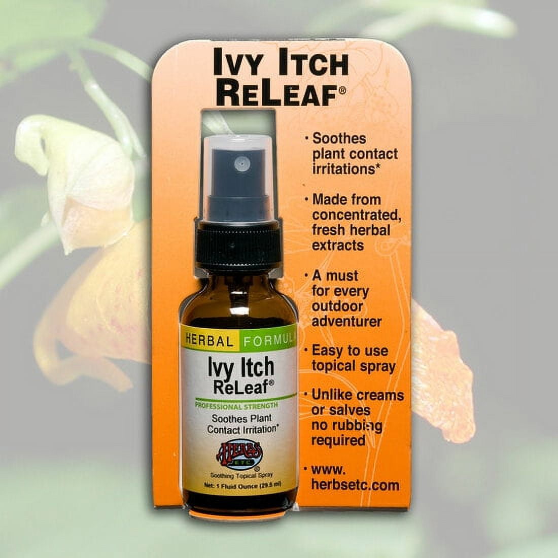 Herbs Etc., Ivy Itch ReLeaf, Soothing Topical Spray, 1 fl oz